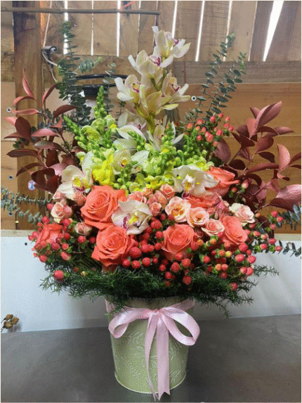 Diseño floral grande